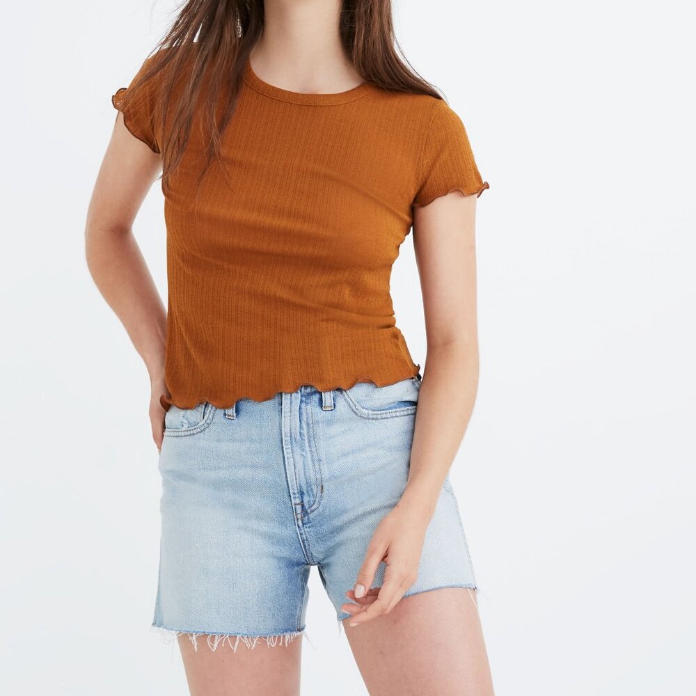 Sheer Summer Baby Tee | L | Madewell